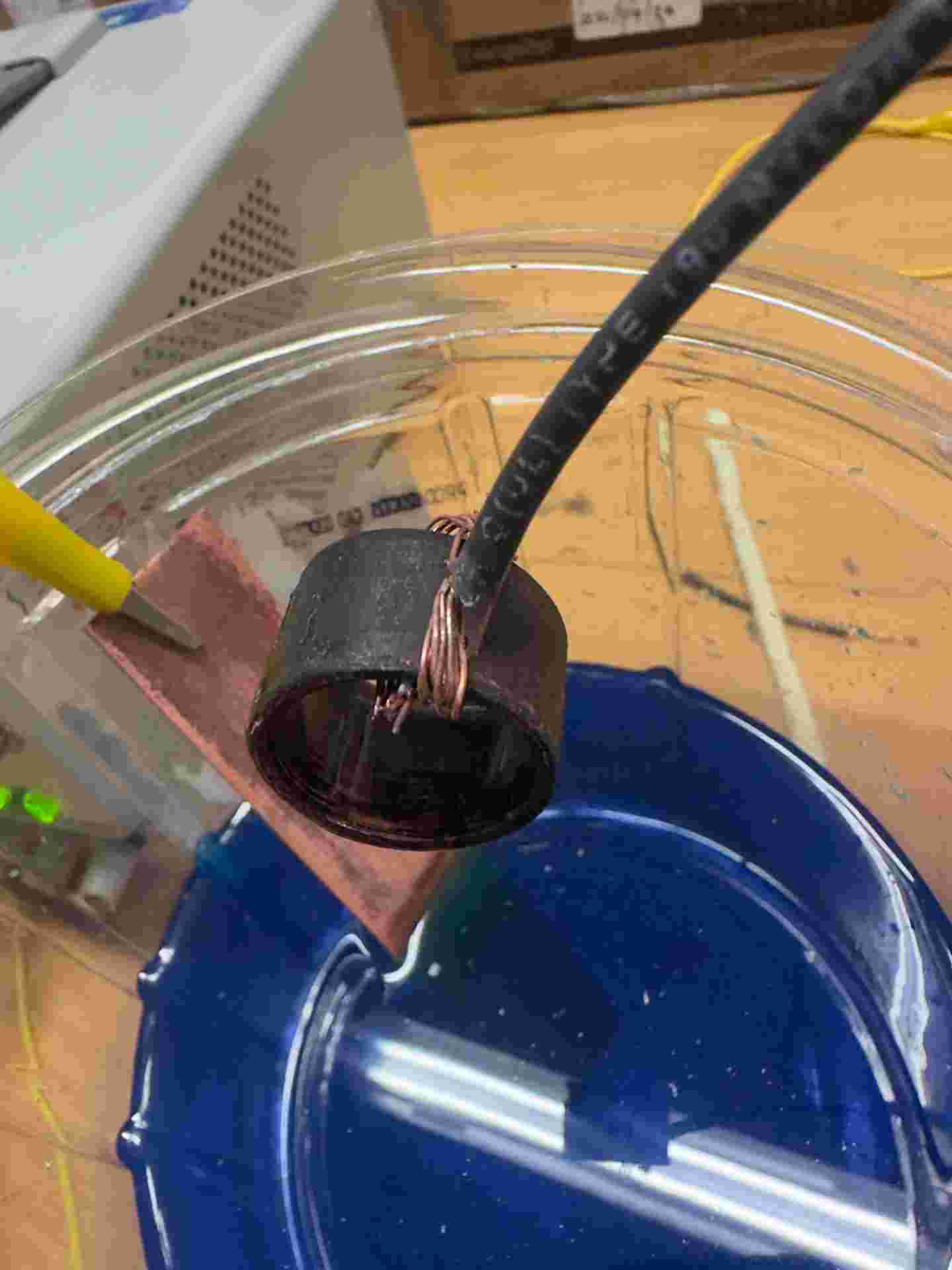 Ring removed from bath
